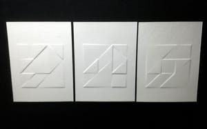 Harry van Kuyk - Tangram, Complete speciale editie met 36 reliëf- en zeefdrukken kopen? Bied vanaf 500!