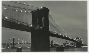 Teun Voeten - Foto, Queens Bridge Night - Ingelijst kopen? Bied vanaf 70!