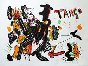 Anton Martineau - TANGO - Litho op papier verkocht voor € 65!
