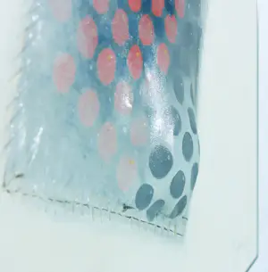 Paul Bakker - Gemengde techniek op doek, Abstract 3D - Ingelijst kopen? Bied vanaf 50!