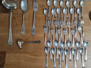 Zaramella Argenti - Zilveren bestekset - 12 persoons kopen? Bied vanaf 7500!