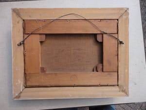 Kees van Waning - havengezicht met kerk en mole kopen? Bied vanaf 150!