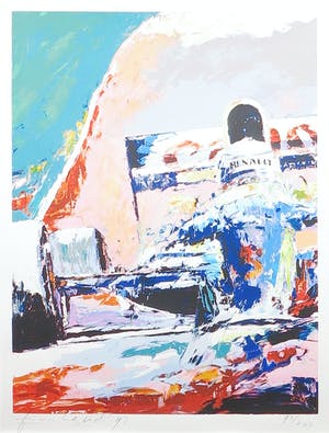 Frank Gude - Zeefdruk, Zonder titel - Ingelijst kopen? Bied vanaf 30!