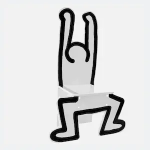 Keith Haring - Childrens Chair / Decorational Object White by Vilac kopen? Bied vanaf 135!
