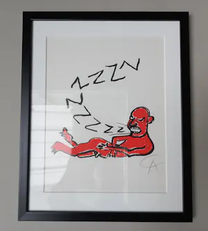 Alexander Calder - Lettera Z Photolithographie 1974 Bolaffi Arte signiert, gerahmt kopen? Bied vanaf 149!