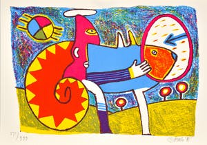 Clemens Briels - Cameleon - Zeefdruk kopen? Bied vanaf 1!