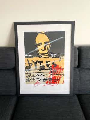 Herman Brood - Groot formaat zeefdruk, kleine oplage verkocht voor € 285!