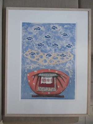 Lon Buttstedt - Ingelijste Litho "Himalaya Blues IV" kopen? Bied vanaf 55!