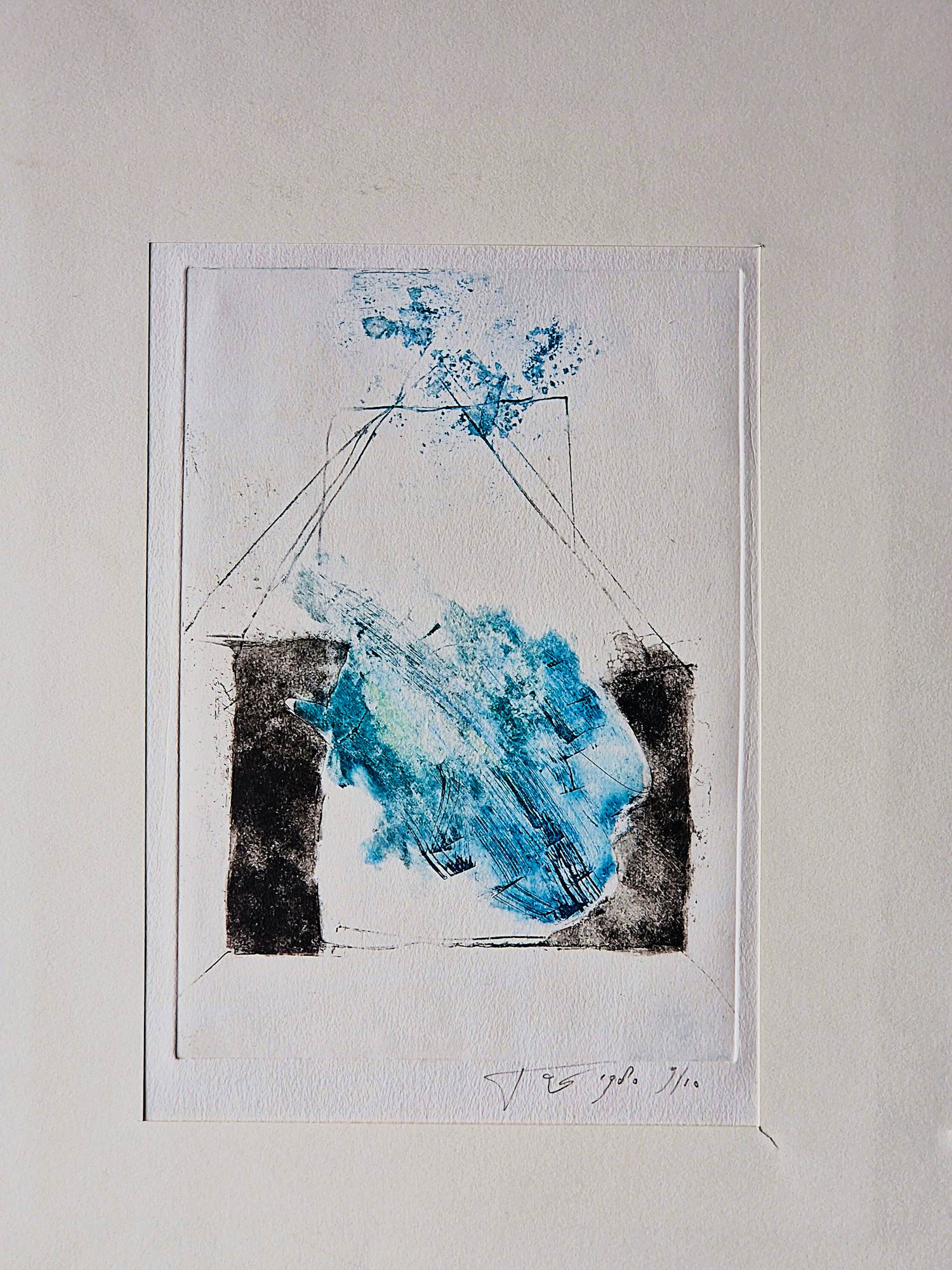 Piet Warffemius - in zeer kleine oplage (10) gemaakte handgekleurde Ets & Aquatint - potloodges. kopen? Bied vanaf 44!