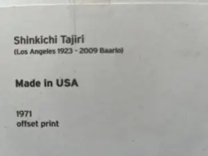 Shinkichi Tajiri - MADE IN USA kopen? Bied vanaf 200!