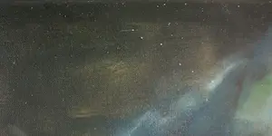 Roger Thalamy - Olieverf op doek, Galaxie - Ingelijst kopen? Bied vanaf 1!