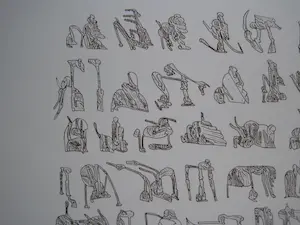 Henri Plaat - Compositie van doodles kopen? Bied vanaf 40!