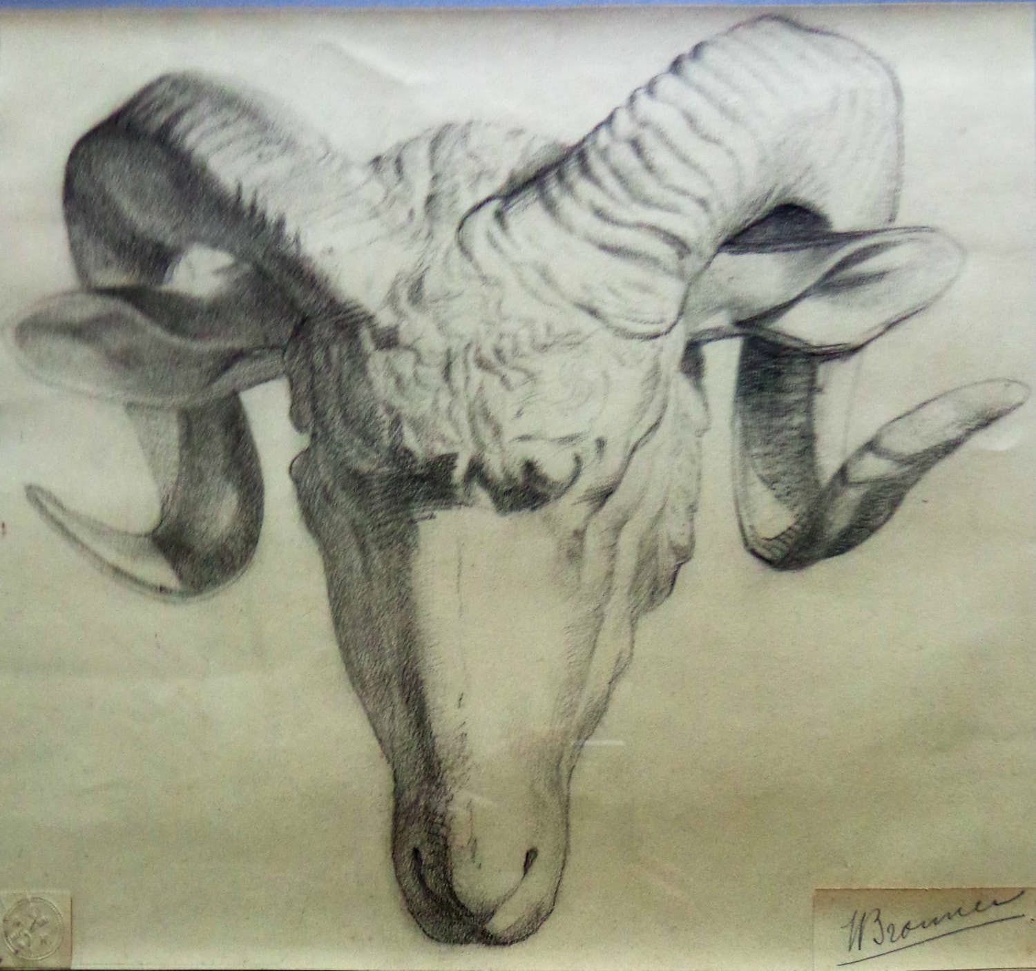 Jan Bronner - ONTWERPTEKENING ORNAMENT / ORIGINEEL WERK / 51x41cm / KADER / SIG / 1899 kopen? Bied vanaf 25!