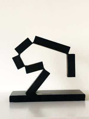 Rien Goene - Geometrisch Abstract Plastiek verkocht voor € 650!