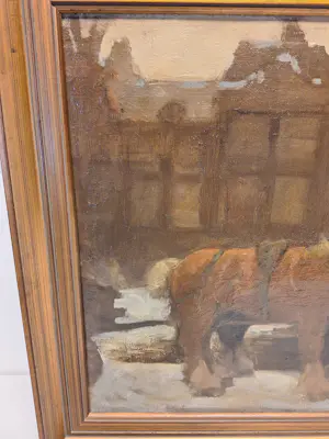 Gert Stegeman - Stadsgezicht met paarden kaufen? Bieten Sie von 200!