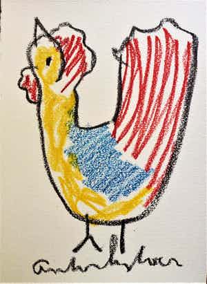 Anton Heyboer - De oervogel verkocht voor € 125!