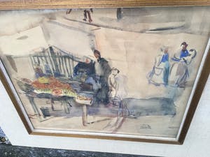 Isaac Israels - Op de markt kopen? Bied vanaf 1285!