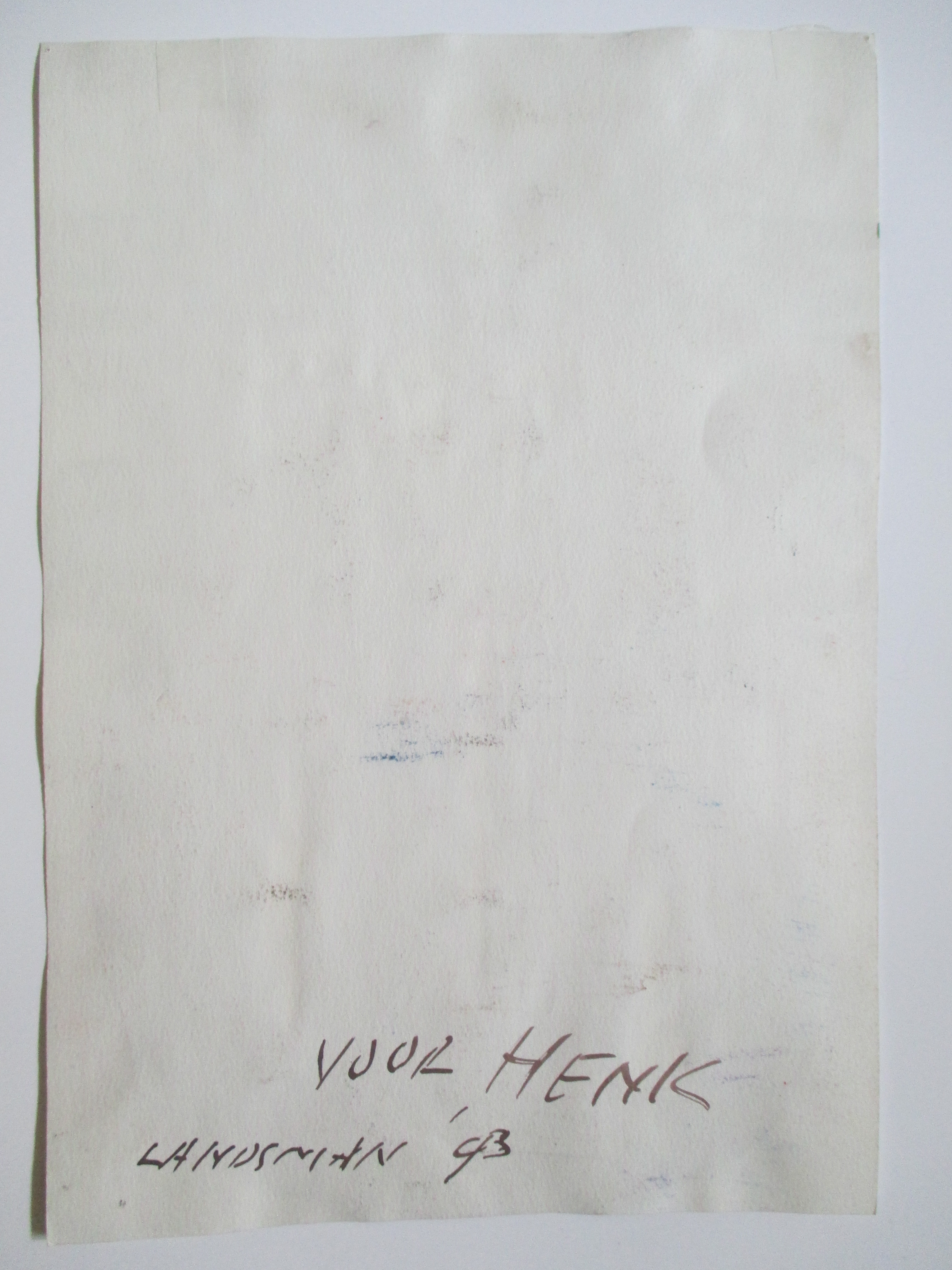 Fred Landsman - Gemengde techniek op papier kopen? Bied vanaf 25!