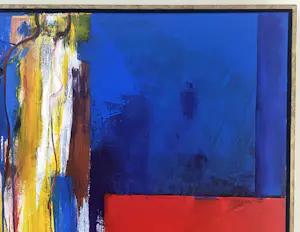 Henk Severens - Femme Jaune - Acryl op doek - 125x120 cm kopen? Bied vanaf 490!