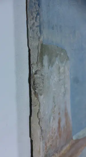 Chantal Borremans - Gemengde techniek (structuurverf op doek), Falaise a Saint-Valery-en-Caux kopen? Bied vanaf 100!