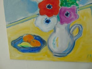 Keimpe Kootstra - "Stilleven met anemonen. " kopen? Bied vanaf 275!