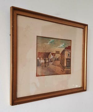 Niet of onleesbaar gesigneerd - Hoek van de markt in Hulst kopen? Bied vanaf 1!