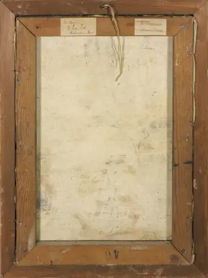 Numa Donzé - Olieverf op doek, Arbeiter im Trofmoor - Ingelijst kopen? Bied vanaf 1!