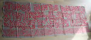 Keith Haring - Todos Juntos Podemos Parar El Sida vendu pour 220€ !