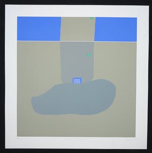 Hans Landsaat - Zeefdruk, Zeeuwse weerspiegeling kopen? Bied vanaf 1!