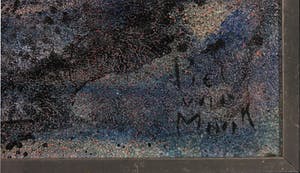 Piet van Mook - Gemengde techniek op board, Zonder titel - Ingelijst kopen? Bied vanaf 1!