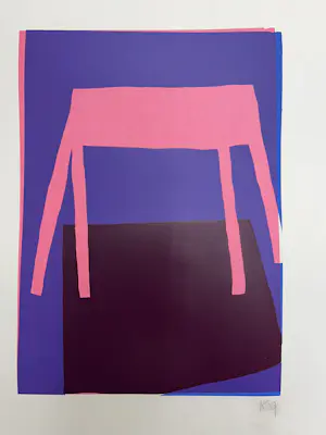 Klaas Gubbels - Compositie met tafel kopen? Bied vanaf 90!