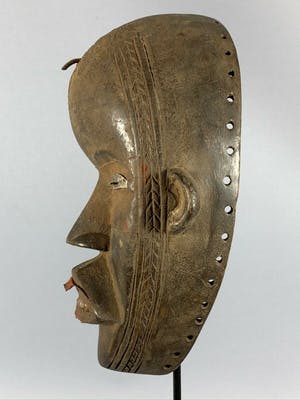 Dan - 191215 - Old African Tribal used mask from the Dan - Liberia. kopen? Bied vanaf 65!