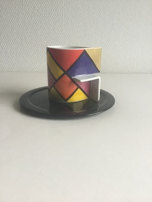 Jan van der Vaart - Rosenthal Studio Line Künstlertasse nummer 26, porselein koffiekop kopen? Bied vanaf 25!