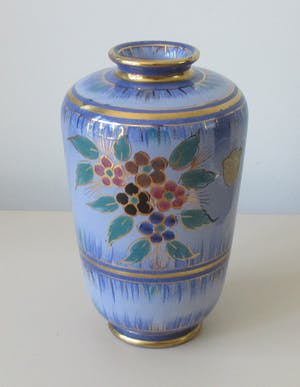 Plateelbakkerij Flora - Platelen vaas model 507 met decor Unique kopen? Bied vanaf 1!