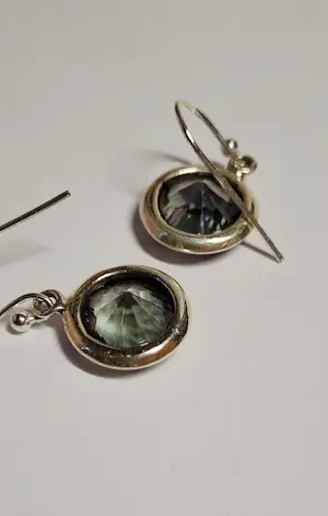 Nieuw zilveren Ronde oorbellen mystic topaas kopen? Bied vanaf 55!