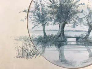Albertus Wieringa - Polderlandschap. kopen? Bied vanaf 20!