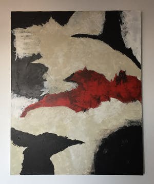 John Foppen - Birds Over Snowland.........# K 04. XL kopen? Bied vanaf 155!