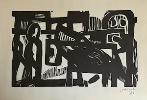 AcheterJan van der Zee - Abstract werk? Enchérissez de 150!