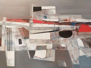 Serge Jamet - Abstracte figuur - bijzonder werk .. kopen? Bied vanaf 250!