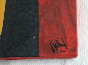 Niet of onleesbaar gesigneerd - Acrylverf op doek , Verbonden – gesigneerd - 2011 kopen? Bied vanaf 1!