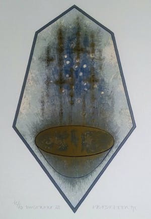 Bert Vredegoor - Miserere III, zeefdruk - Ingelijst kopen? Bied vanaf 50!