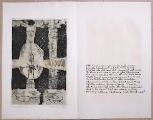 Jan Montyn - Image of Dylan Thomas, complete uitgave met 10 etsen kopen? Bied vanaf 750!