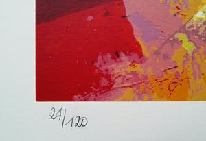 John Noy - Abstracte compositie, zeefdruk (groot) kopen? Bied vanaf 40!