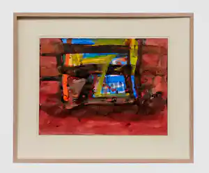 Theo Kuijpers - Ingelijste aquarel: zonder titel -1989 verkauft für € 499!