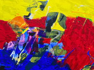 Frank Lejeune - handgesigneerde zeefdruk | 'zonder titel' | 1993 kopen? Bied vanaf 1!