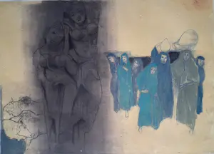 Ru van Rossem - Vrouwen op weg naar de tempel kopen? Bied vanaf 125!