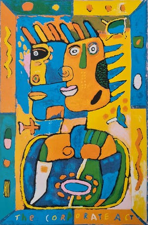 Clemens Briels - Corporate Art - gesigneerd - ingelijst - 250 ex. kopen? Bied vanaf 50!