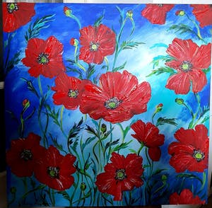 Elena Polyakova - Poppies against the sky kopen? Bied vanaf 300!