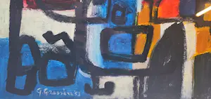 Gérard Grassère - Abstracte compositie kopen? Bied vanaf 125!