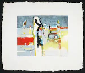 Kantcho Kanev - Zeefdruk, Blue kopen? Bied vanaf 1!